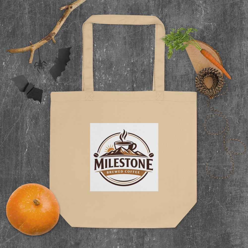 Milestone Brewed Coffee — Eco Canvas Tote Bag