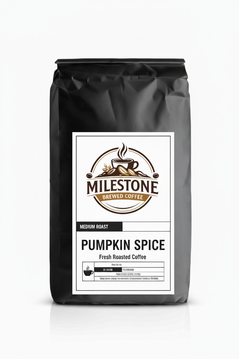 Pumpkin Spice Coffee — Seasonal Spice Medium Roast | Milestone Brewed Coffee