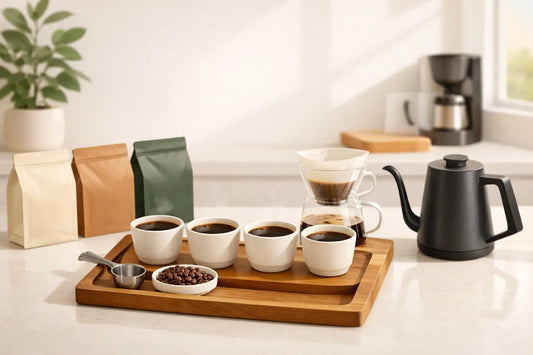 How to Brew Sampler Coffee at Home