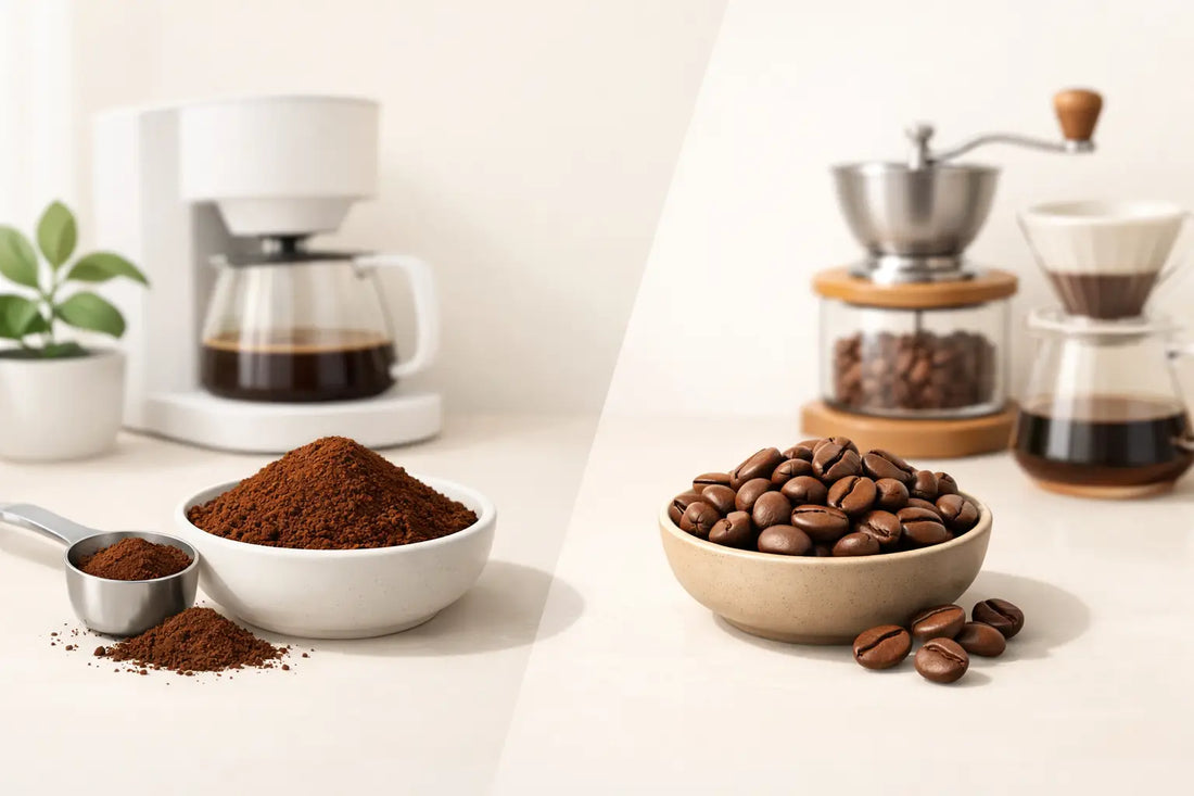 Ground Coffee Versus Whole Bean
