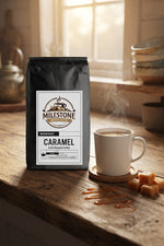 Caramel Coffee — Buttery Caramel Medium Roast | Milestone Brewed Coffee