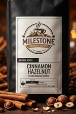 Cinnamon Hazelnut Coffee — Spiced Nut Medium Roast | Milestone Brewed Coffee