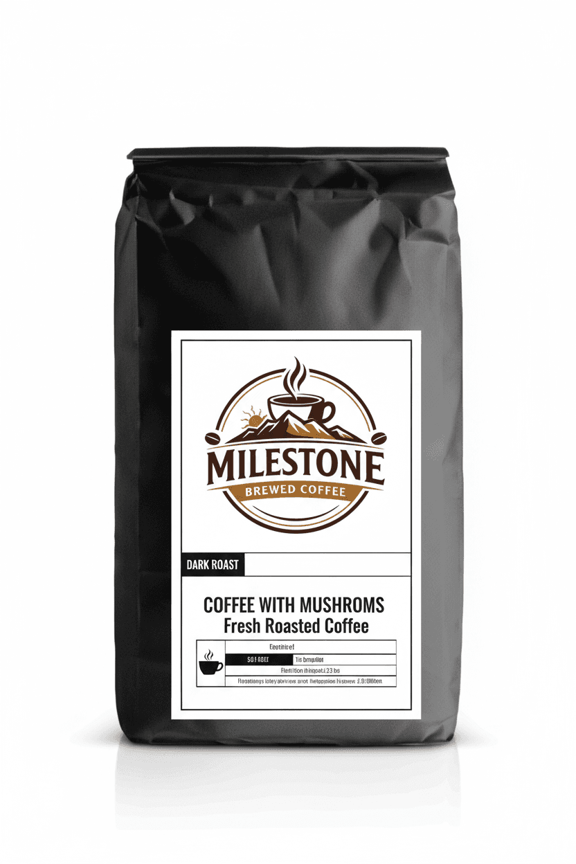 Coffee with Mushrooms Dark Roast