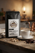 Dubai Chocolate Coffee — Pistachio & Chocolate Medium Roast | Milestone Brewed Coffee