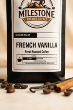 French Vanilla Coffee — Natural Vanilla Medium Roast | Milestone Brewed Coffee