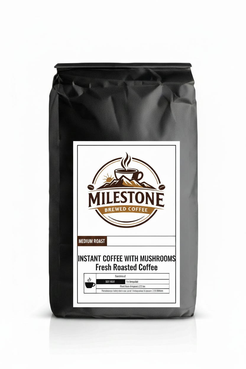 Instant Coffee With Mushrooms Medium Roast