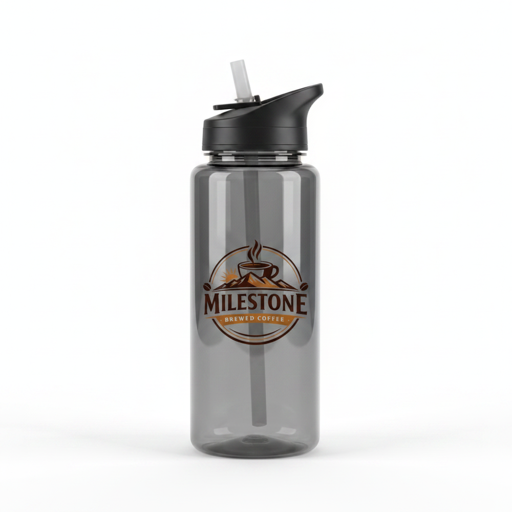 Milestone Brewed Coffee — Insulated Flip Straw Bottle