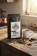 Turtle Coffee — Chocolate, Caramel & Pecan Medium Roast | Milestone Brewed Coffee